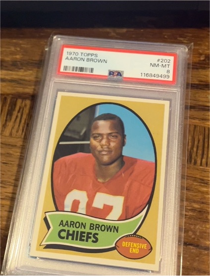 1970 Topps #202 Aaron Brown — front