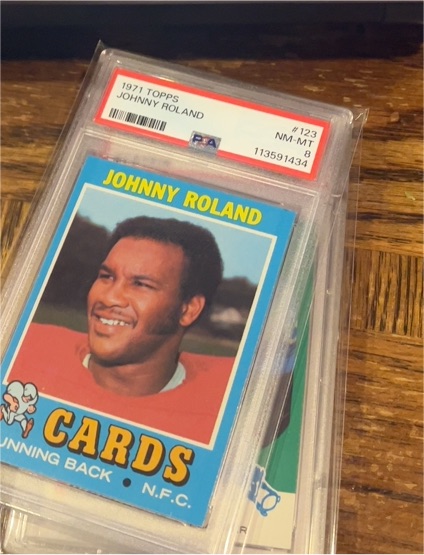 1971 Topps #123 Johnny Roland — front