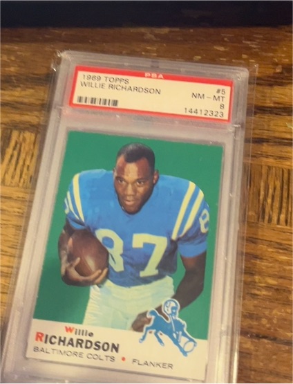 1969 Topps #5 Willie Richardson — front