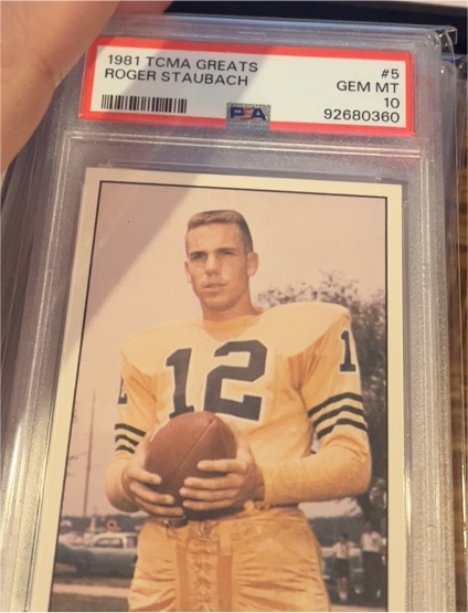 1981 TCMA Greats #5 Roger Staubach — front