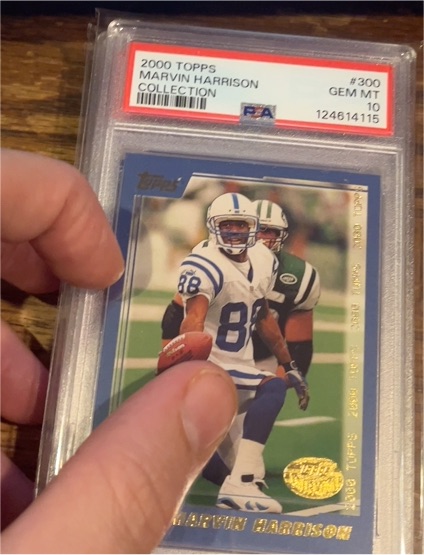 2000 Topps #300 Marvin Harrison — front