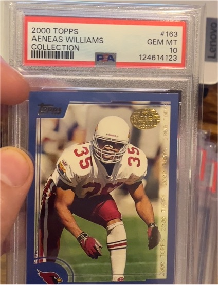 2000 Topps #163 Aeneas Williams — front