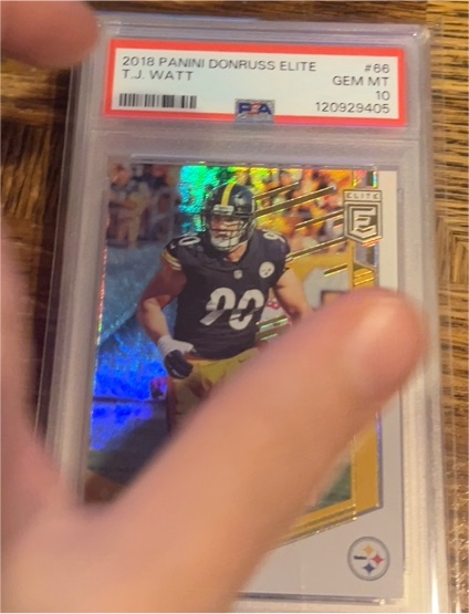 2018 Panini Donruss Elite #86 T.J. Watt — front