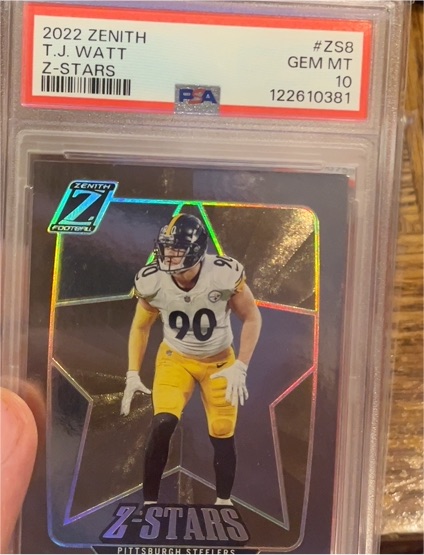 2022 Panini Zenith #ZS8 T.J. Watt — front