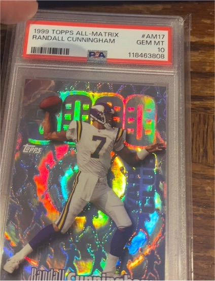 1999 Topps All-Matrix #AM17 Randall Cunningham — front