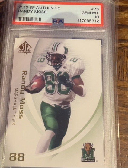 2010 Upper Deck SP Authentic #76 Randy Moss — front