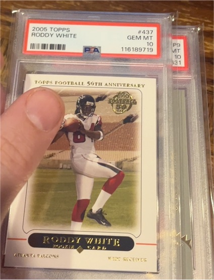 2005 Topps #437 Roddy White Rookie Falcons — front
