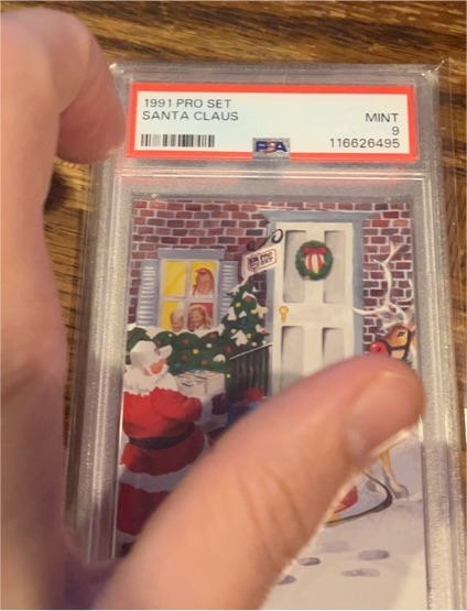 1991 Pro Set #NNO Santa Claus — front