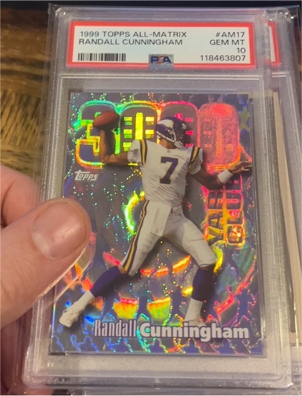 1999 Topps All-Matrix #AM17 Randall Cunningham — front