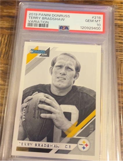 2019 Panini Donruss #218 Terry Bradshaw Variation — front