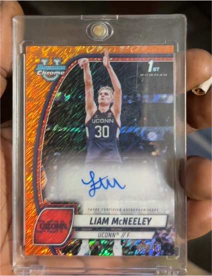 2024 Bowman Chrome University #52 Liam McNeeley — front