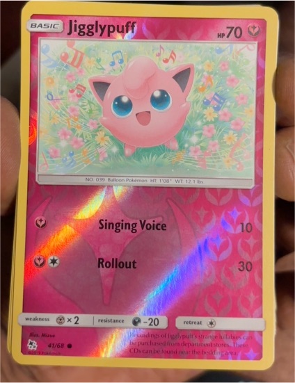 2019 Pokémon Hidden Fates #41 Jigglypuff — front