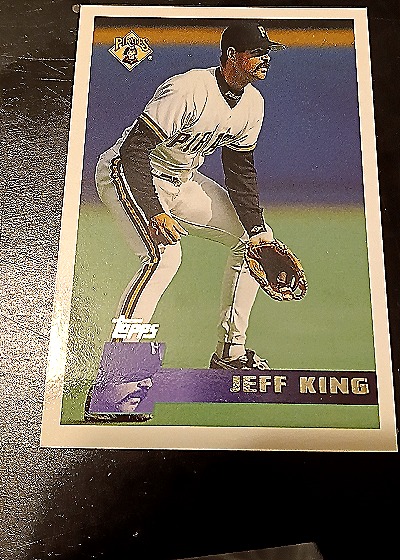 1992 Topps #380 Jeff King — front