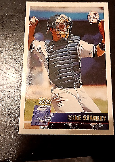 1993 Topps #370 Mike Stanley — front