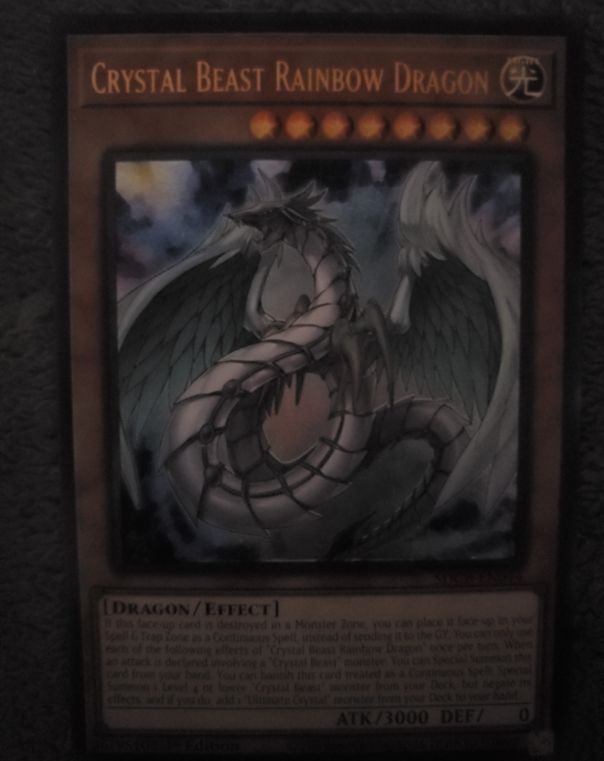 2020 Yu-Gi-Oh! SDCB-EN044 Crystal Beast Rainbow Dragon — front