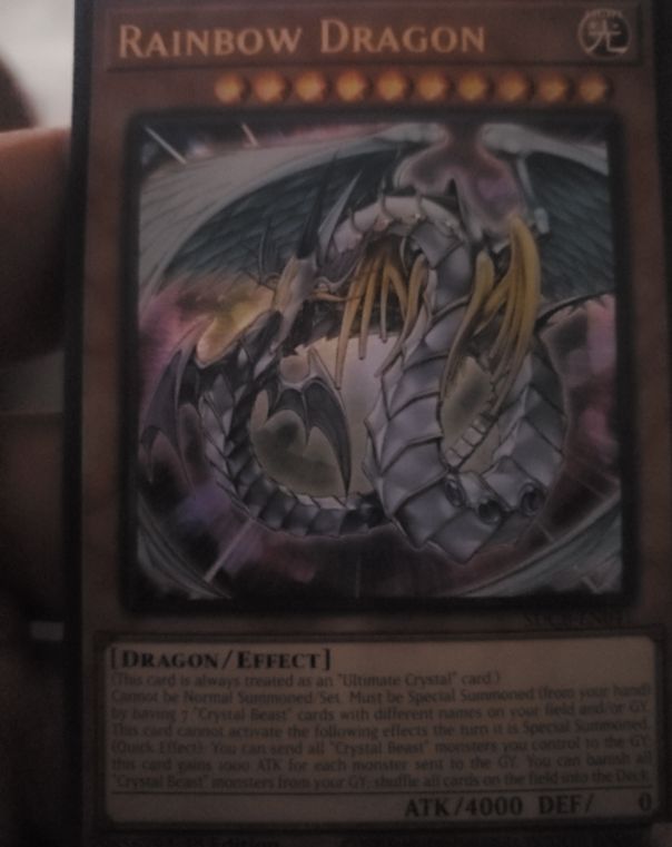 Yu-Gi-Oh! SDCB-EN041 Rainbow Dragon — front