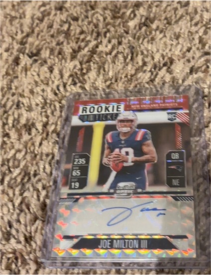 2024 Panini Contenders Rookie Ticket Joe Milton III — front