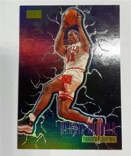 1996-97 Metal #231 Dennis Rodman Metalized — front