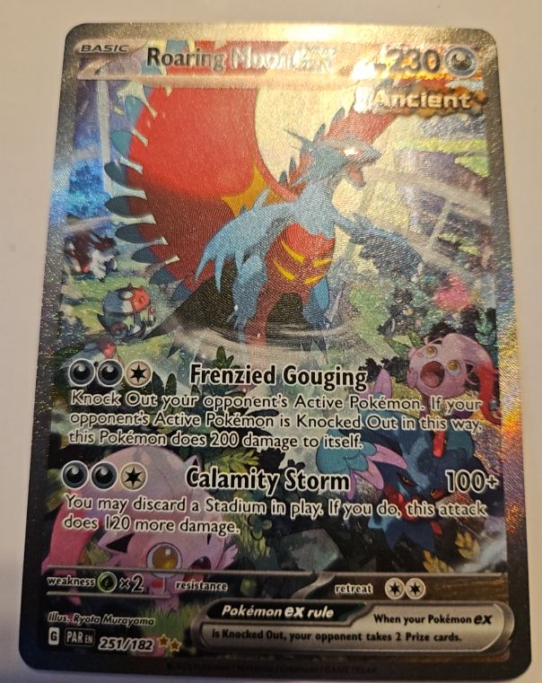 2023 Pokémon Ancient Roaring Moon ex #251/182 — front