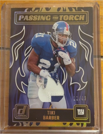 2023 Donruss Passing The Torch #D Tiki Barber — front