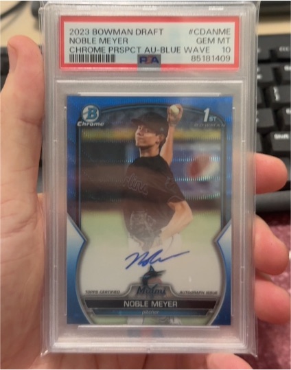 2023 Bowman Draft #CDA-NME Noble Meyer — front