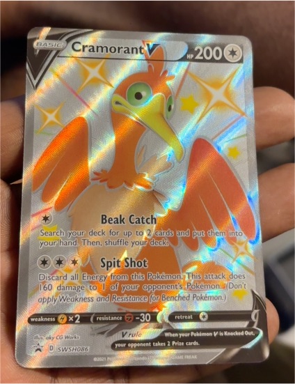 2021 Pokémon SWSH086 Cramorant V — front