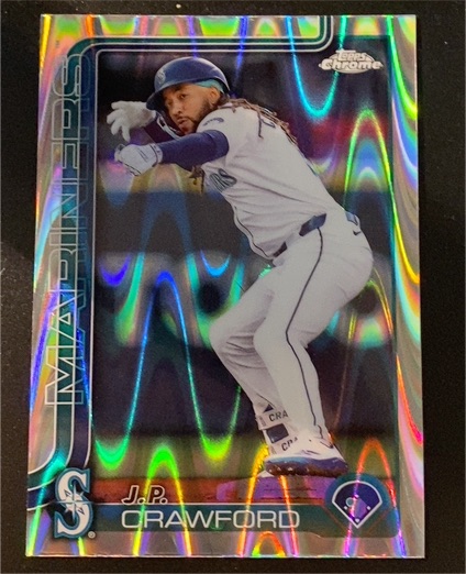 2025 Topps Chrome #181 J.P. Crawford — front