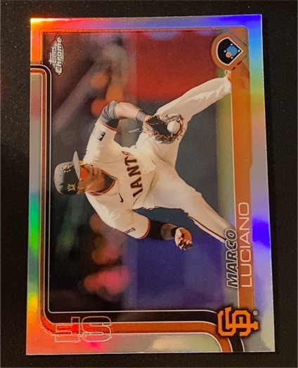 2025 Topps Chrome #191 Marco Luciano — front