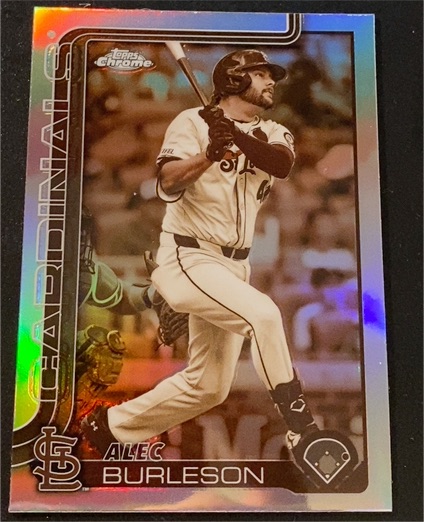 2025 Topps Chrome #281 Alec Burleson — front