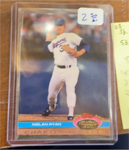 1991 Topps Stadium Club #553 Nolan Ryan — front