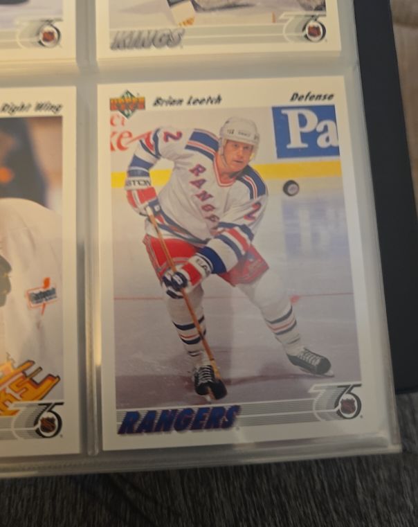 1991-92 Upper Deck #153 Brian Leetch — front