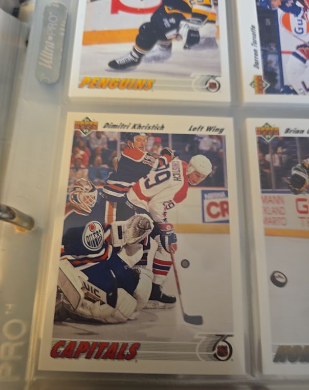 1991 Upper Deck #157 Dimitri Khristich — front