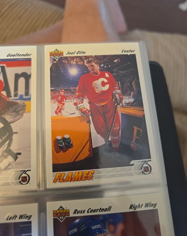 1991-92 Upper Deck #75 Joel Otto — front
