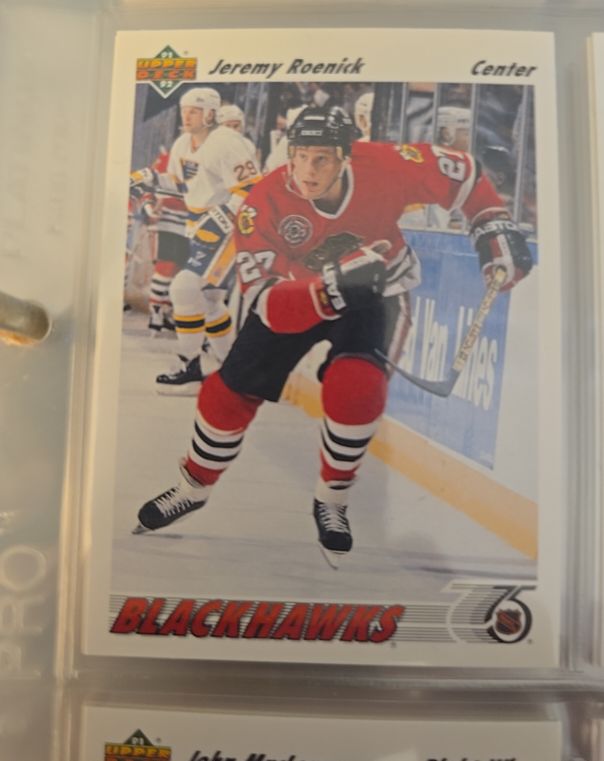 1991-92 Upper Deck #166 Jeremy Roenick — front