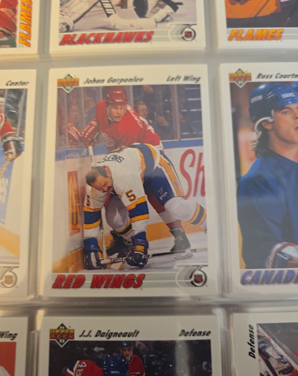 1991-92 Upper Deck #167 Johan Garpenlov — front
