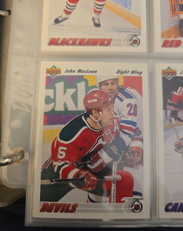 1991-92 Upper Deck #169 John MacLean — front