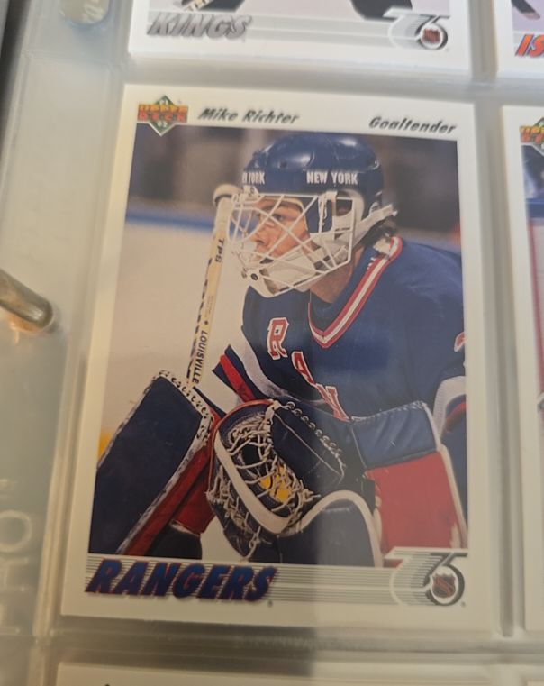 1991-92 Upper Deck #175 Mike Richter — front