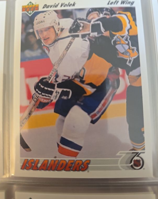 1991-92 Upper Deck #75 David Volek — front