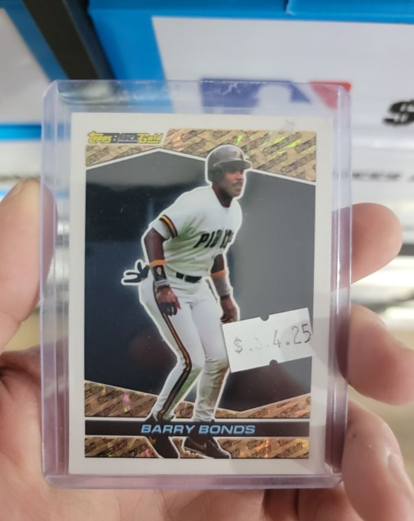 1993 Topps Black Gold #1 Barry Bonds — front