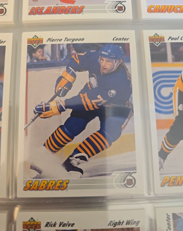 1991-92 Upper Deck #176 Pierre Turgeon — front