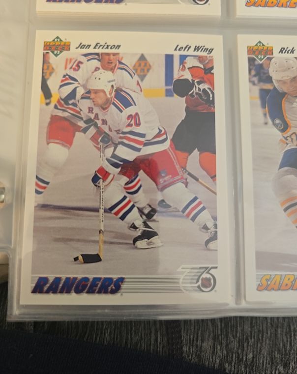 1991-92 Upper Deck #178 Jan Erixon — front