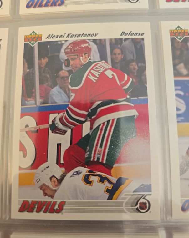 1991-92 Upper Deck #185 Alexei Kasatonov — front
