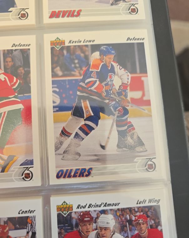 1991-92 Upper Deck #186 Kevin Lowe — front