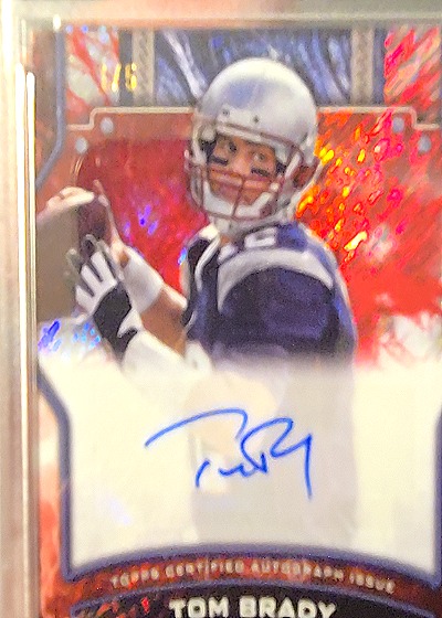 2013 Topps Chrome #176 Tom Brady — front