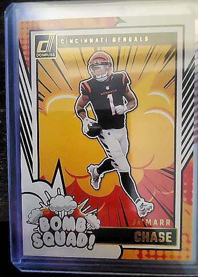 2024 Donruss #32 Ja'Marr Chase Bomb Squad — front
