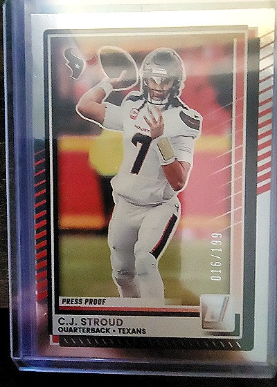 2025 Panini Donruss Press Proof #C.J. Stroud — front