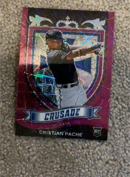 2021 Panini Chronicles Crusade #25 Cristian Pache Rookie — front