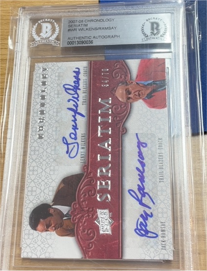2007-08 Upper Deck Chronology Seriatim #SERIATIM Steve Wilkens/Rick Ramsay — front
