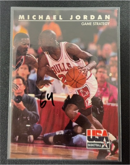 1992 SkyBox USA #39 Michael Jordan Game Strategy — front