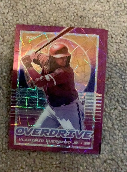 2021 Panini Chronicles Overdrive #12 Vladimir Guerrero Jr. — front